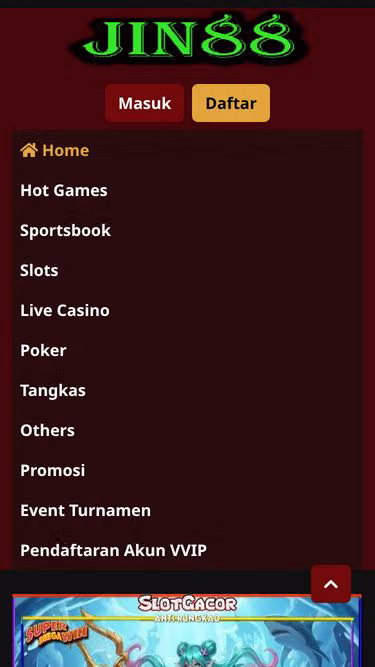 Screenshot of jin88.org