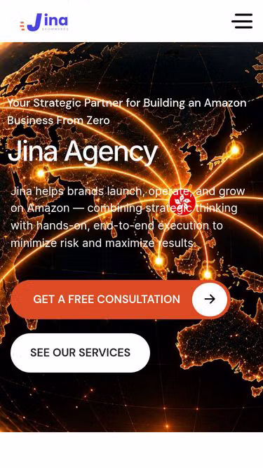 Screenshot of jina.agency