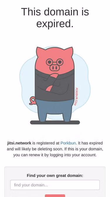 Screenshot of jitsi.network