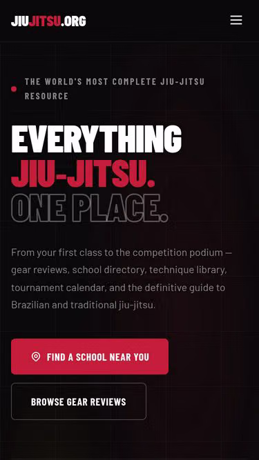 Screenshot of jiujitsu.org
