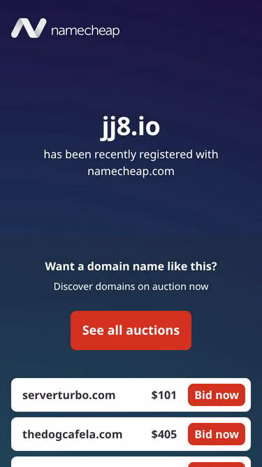Screenshot of jj8.io