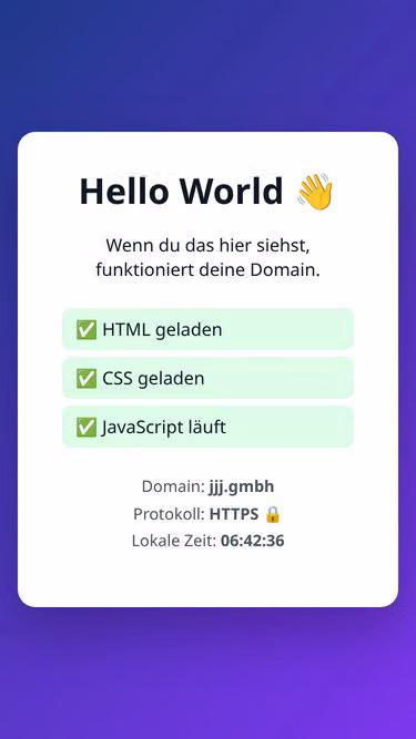 Screenshot of jjj.gmbh