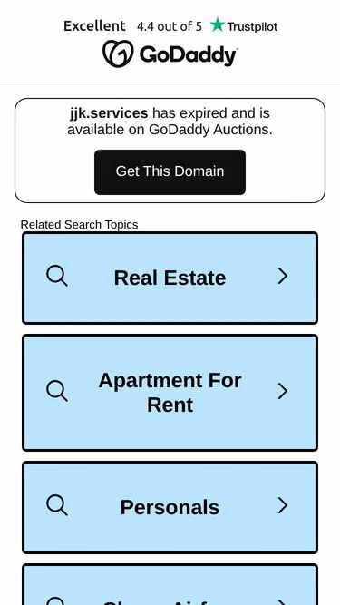 Screenshot of jjk.services