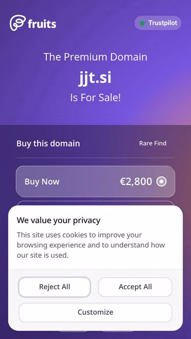 Screenshot of jjt.si