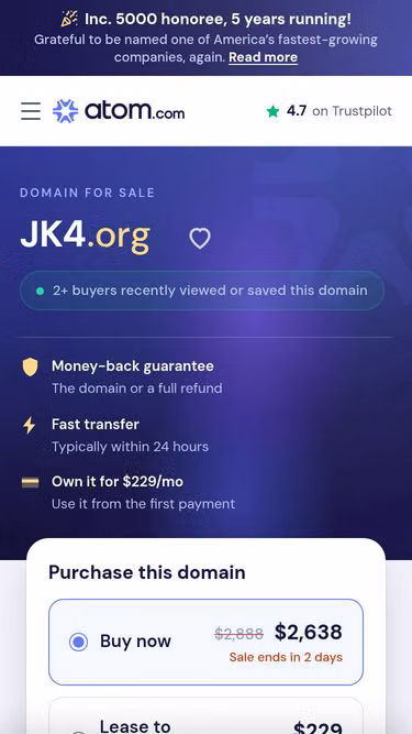 Screenshot of jk4.org