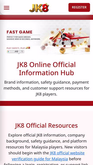 Screenshot of jk8.online