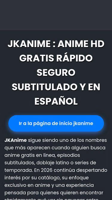 Screenshot of jkanime.com.im