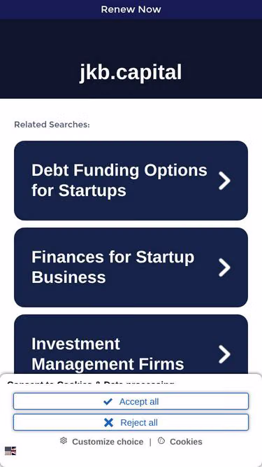 Screenshot of jkb.capital