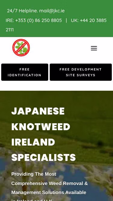 Screenshot of jkc.ie
