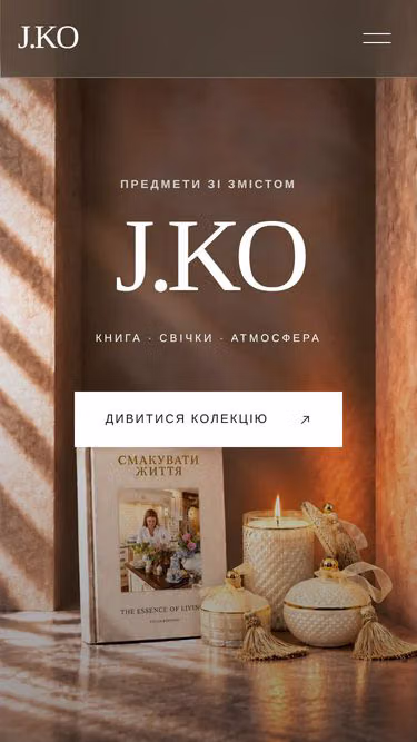 Screenshot of jko.gallery