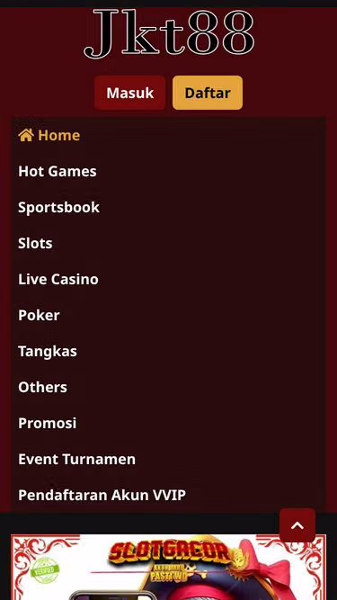 Screenshot of jkt88.org