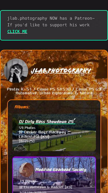 Screenshot of jlab.photography