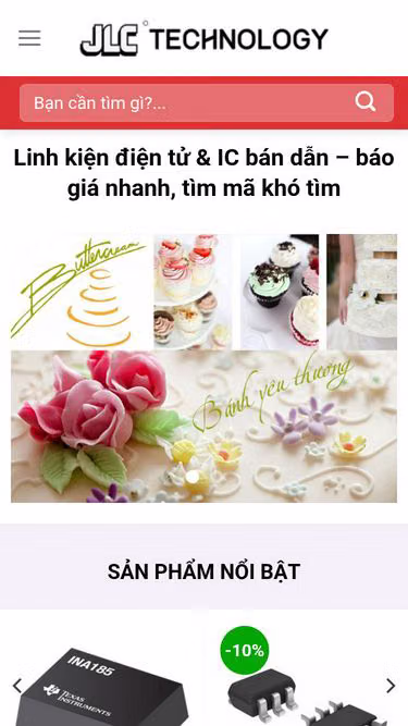 Screenshot of jlc.com.vn