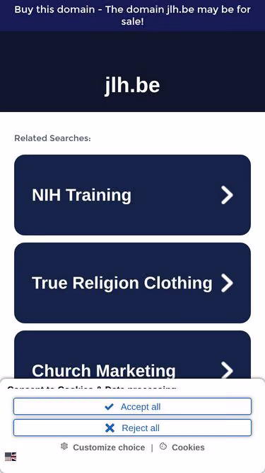 Screenshot of jlh.be