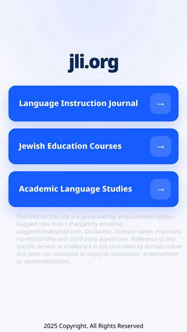 Screenshot of jli.org