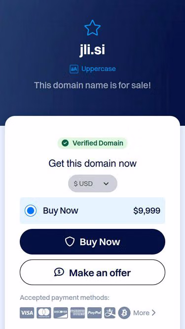 Screenshot of jli.si