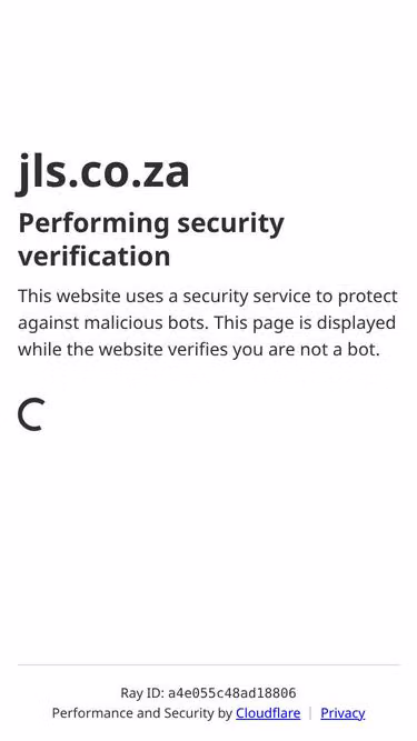 Screenshot of jls.co.za