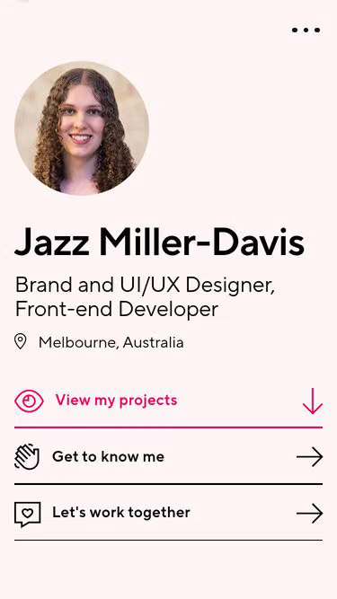 Screenshot of jmd.design