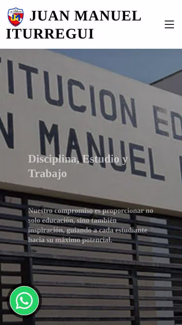 Screenshot of jmi.edu.pe