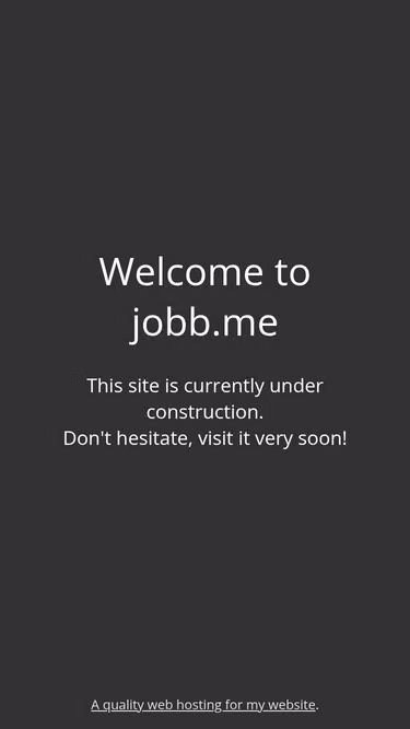 Screenshot of jobb.me