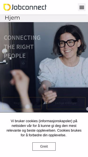Screenshot of jobconnect.no