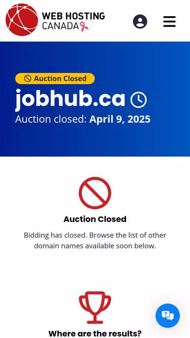Screenshot of jobhub.ca