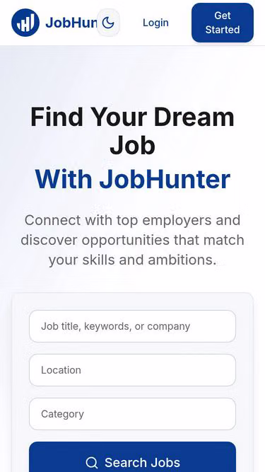 Screenshot of jobhunter.uz