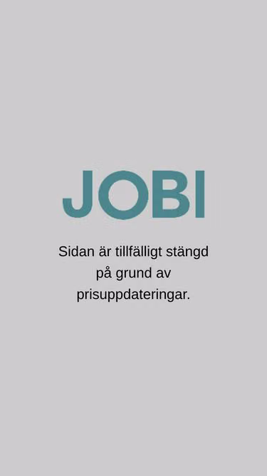 Screenshot of jobi.se