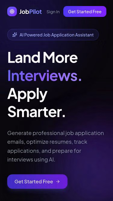 Screenshot of jobpilot.cc