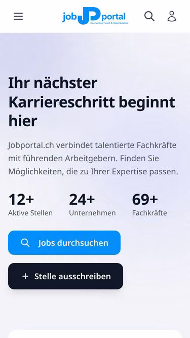 Screenshot of jobportal.ch