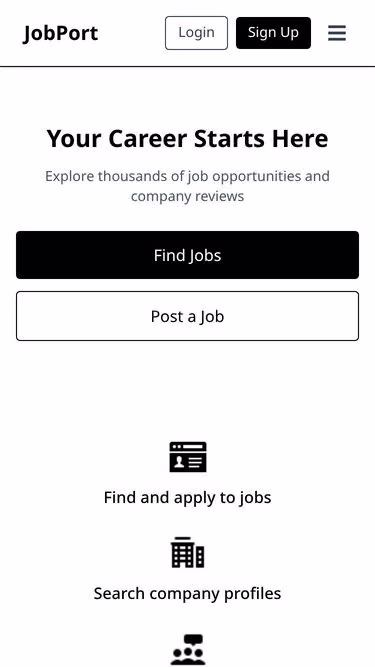 Screenshot of jobportal.dev