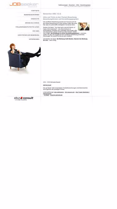 Screenshot of jobseeker.de