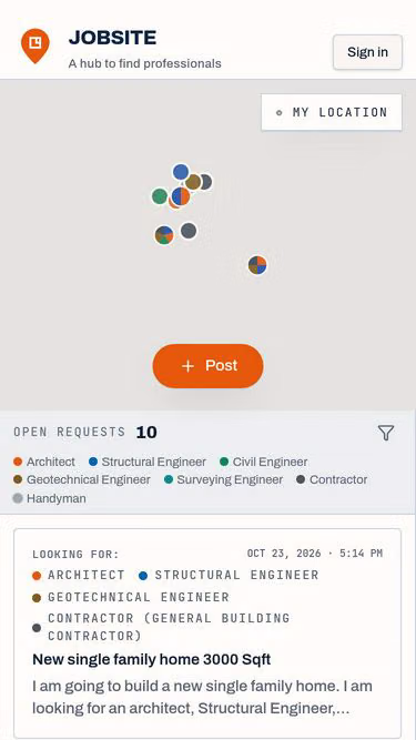 Screenshot of jobsite.world