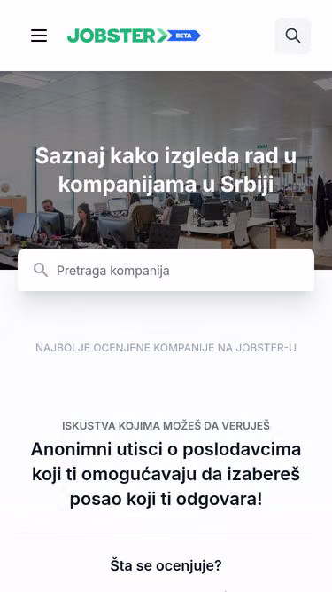 Screenshot of jobster.rs