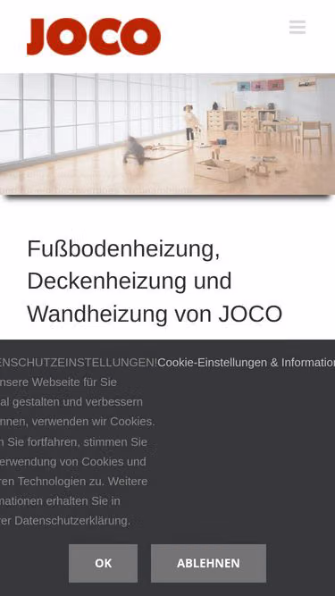 Screenshot of joco.de