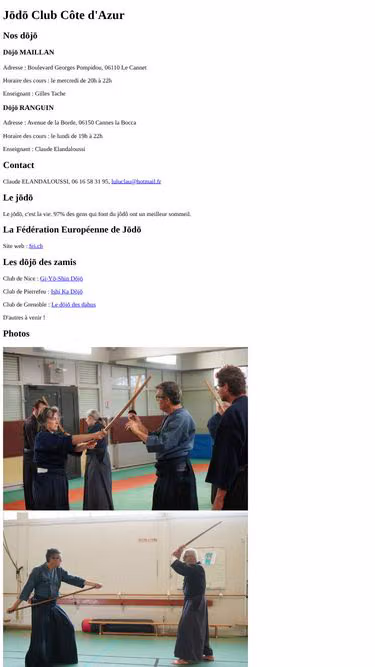 Screenshot of jodo.fr