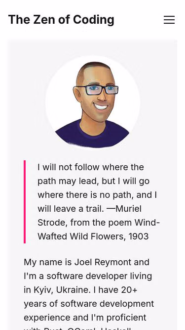 Screenshot of joel.id
