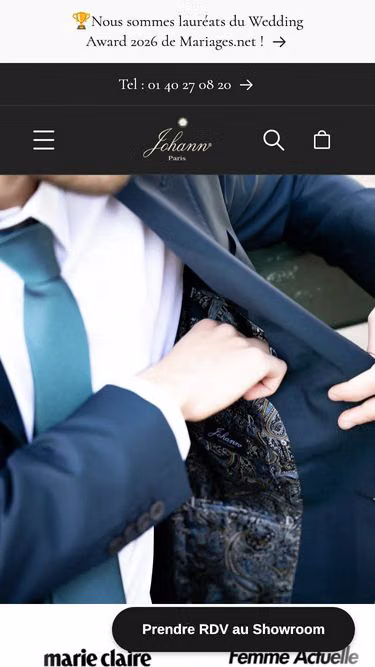 Screenshot of johann.fr