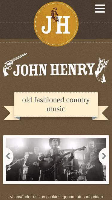 Screenshot of johnhenry.nu