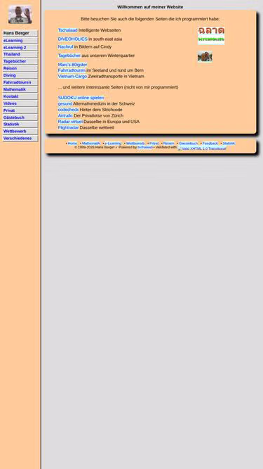 Screenshot of johnny.ch