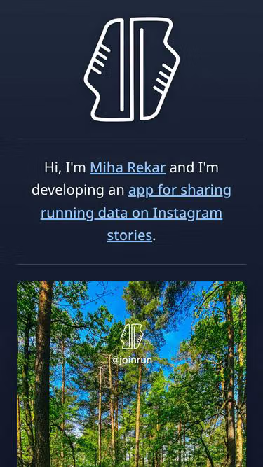 Screenshot of join.run