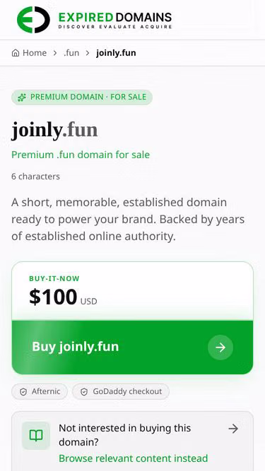 Screenshot of joinly.fun
