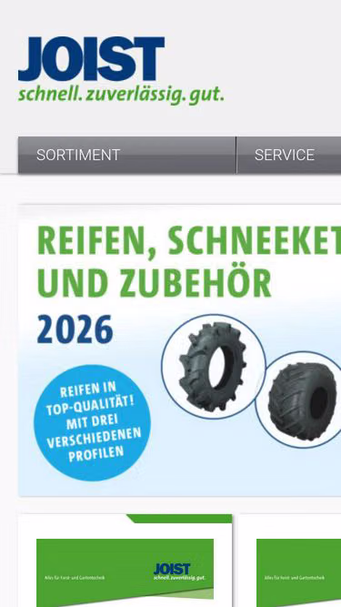 Screenshot of joist.ch