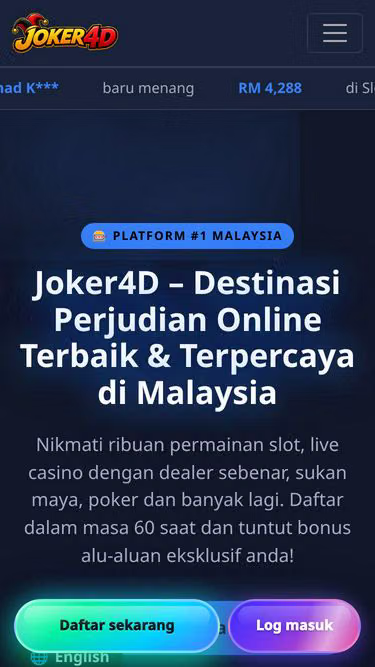 Screenshot of joker4d.asia