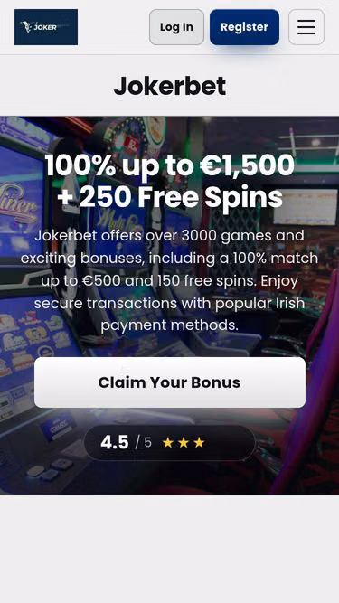 Screenshot of jokerbet.coupons