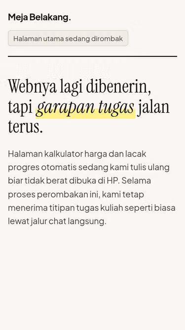 Screenshot of joki.ai.id