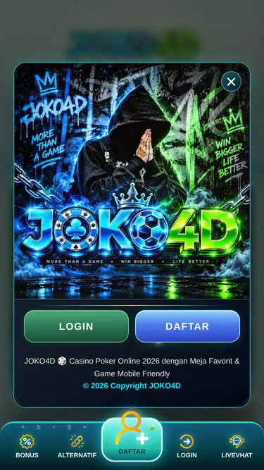 Screenshot of joko4d.com