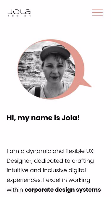 Screenshot of jola.design