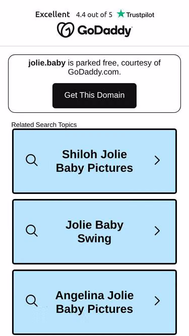 Screenshot of jolie.baby