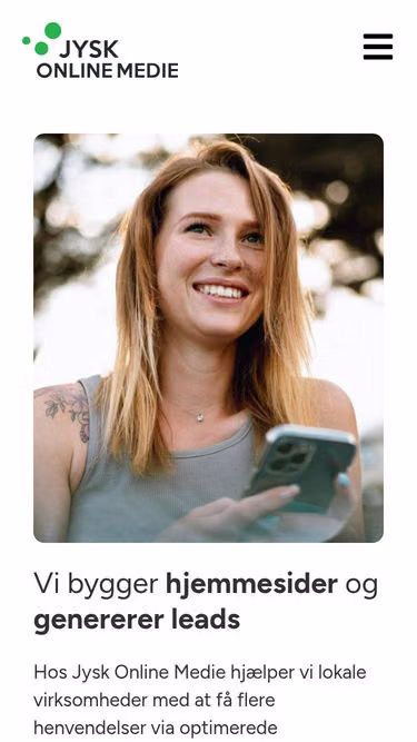 Screenshot of jom.dk